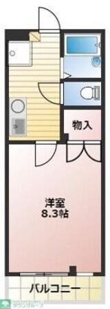 サンアムールの物件間取画像